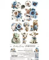 Craft O'Clock - Baby Boy Universe Extras Set Flowers & More