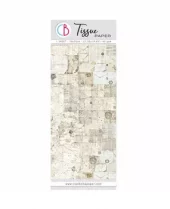 Ciao Bella - Tissue Paper 70x50cm Antique Handwritten Letter