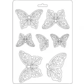 SOFT MOULD A5 SIZE - BUTTERFLIES