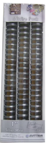 Zutter: 1" Wires ANTIQUE SILVER