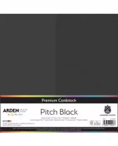 Arden - Premium Cardstock 12x12 Inch Pitch Black
