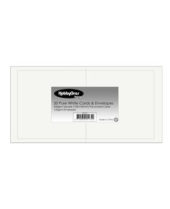 HobbyGros - Cards & Envelopes Square Pure White 135x135 mm