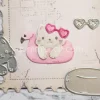 Gummiapan - Katt i badering - Dies