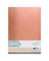 Linen Cardstock - Metallic copper