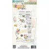 49 and Market -  Glimmer and Glee Rub-ons transfer set