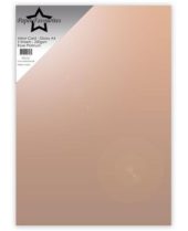 Paper favourites - Mirror Card Gossy - A4 Rose Platinum