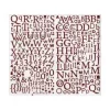 Alphabet Glitter Stickers Rød