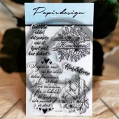 Papirdesign - Kondolerer - stempel