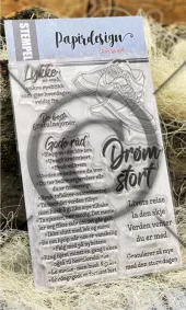 Papirdesign - Drøm Stort - stempel