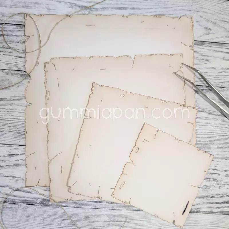 Gummiapan - Old Squares Nesting Dies - Dies