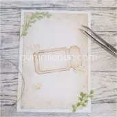 Gummiapan - 3 blomster- Dies