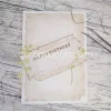 Gummiapan - Happy Birthday ticket- Dies
