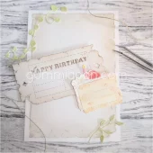 Gummiapan - Birthday Cake Note- Dies