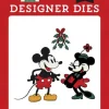 Mouse And Me Christmas Medium Designer Die Set Meet Me Under The Mistletoe Mouse