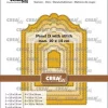 Crealies - Dies Panel D with Stitch (CLNestXXL194)