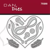 Dan Dies - Hjerte med sløyfe - 79388
