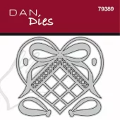 Dan Dies - Hjerte med sløyfe Flettet - 79389