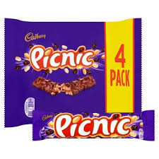 Cadbury Picnic 4-pac 128gr