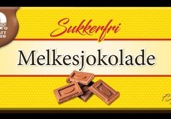 Sukkerfri Melkesjokolade 75gr