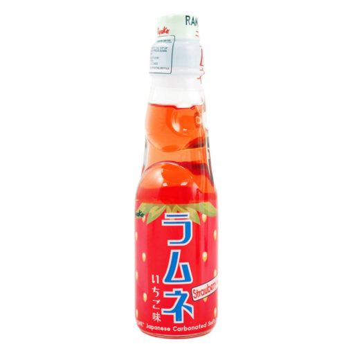 Ramune Soft Drink Strawberry 200ml