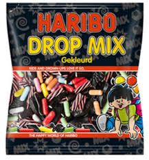 Haribo Drop Mix Gekleurd 1kg