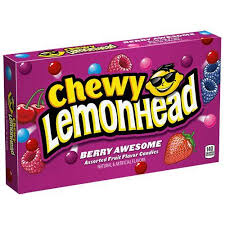 Lemonhead Chewy Berry Box 142gr