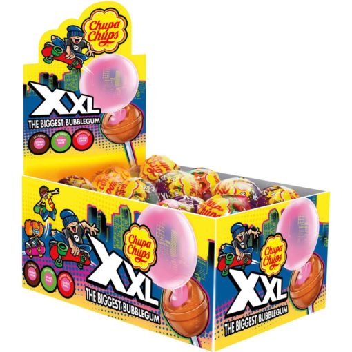 Chupa XXL Lolly 3in1 Tutti, Coa, Apple, Strawberry 39gr