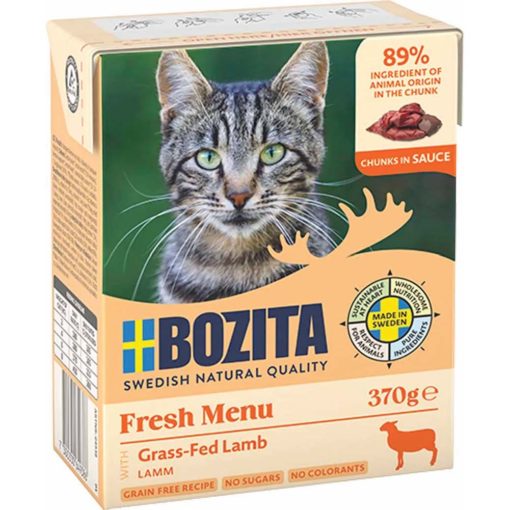 Bozita katt Biter i Lam i saus 370 g