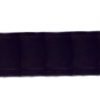 Lærhalsbånd 12mm x 35cm svart