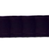 Lærhalsbånd 12mm x 40cm svart