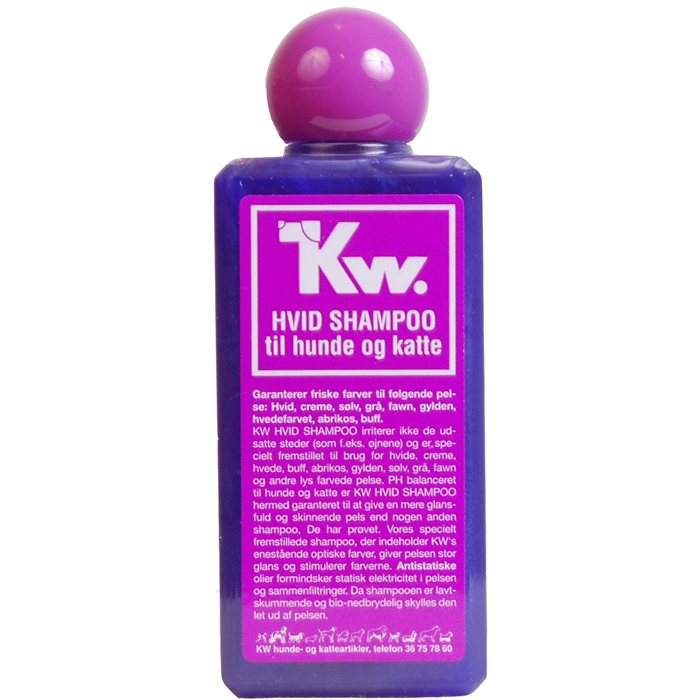KW Hvit shampoo 200 ml