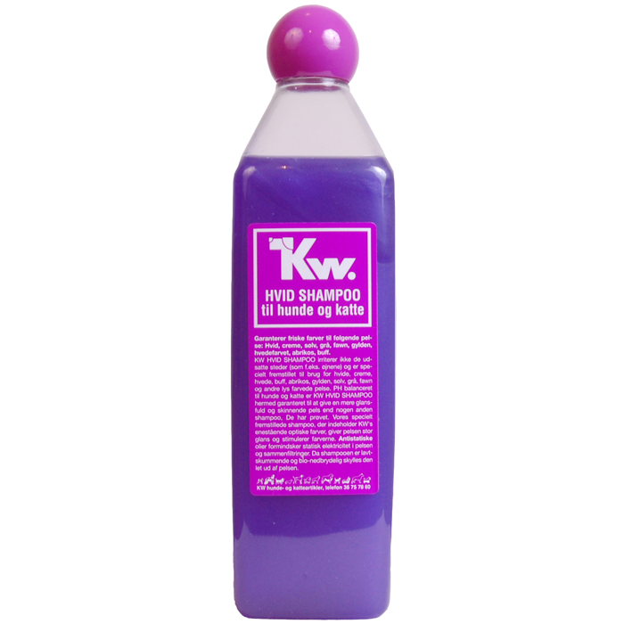 KW Hvit shampoo 500 ml