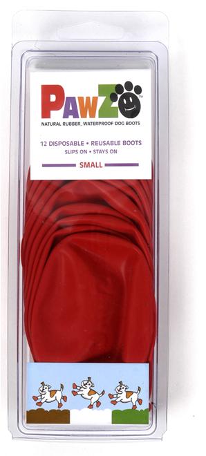 Pawz Hundesko small Rød 12 pk 6,4 cm