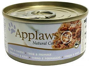 Applaws katt boks Tuna Fillet&Cheese 70g.
