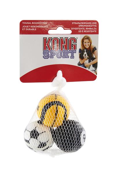 KONG Sports Balls, kraftig tennisball, XS 3 stk