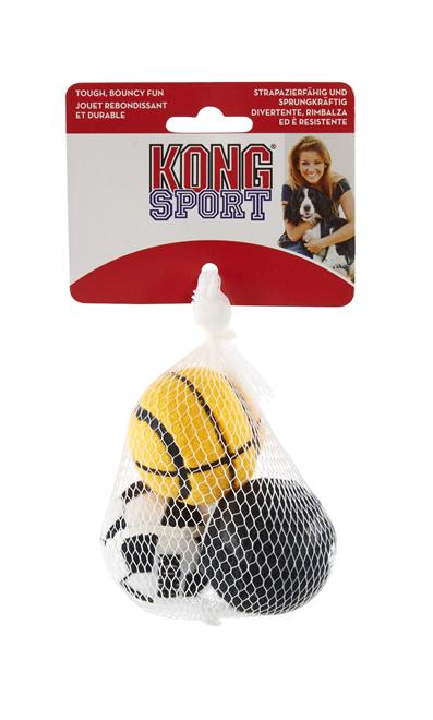 KONG Sports Balls kraftig tennisball, S 3 stk