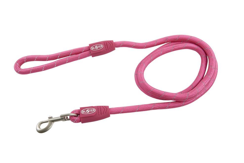 BUSTER Reflective Rope 180 cm line, pink, 13mm