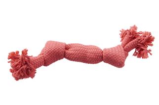 BUSTER Colour Squeak Rope, pink, medium (35cm)