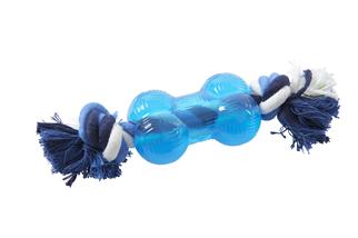 BUSTER Strong Bone w/rope, Ice blue, x-small