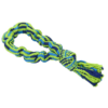 BUSTER  Bungee Rope Single Knot, blue/lime, 33 cm