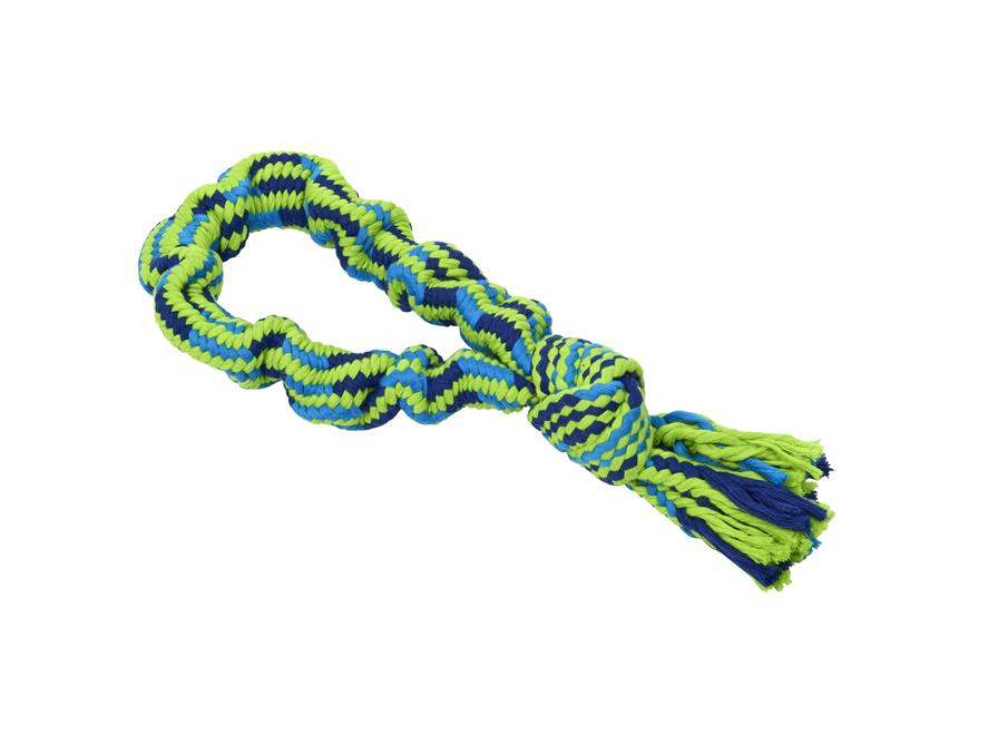 BUSTER  Bungee Rope Single Knot, blue/lime, 33 cm