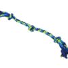 BUSTER  Dental Rope 3-Knot, blue/lime, large, 63 cm