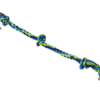 BUSTER  Dental Rope 3-Knot, blue/lime, x-large, 91 cm