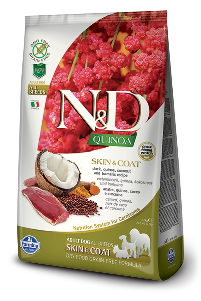 FA  DOG QUINOA SKIN & COAT DUCK 2,5 KG
