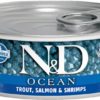 FA N&D CAT OCEAN TROUT&SALAMON&SHRIMPS 80G CAN