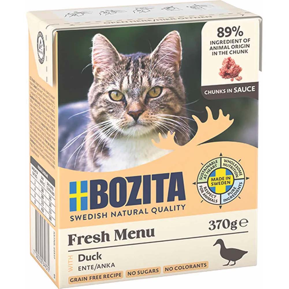 Bozita katt Biter i And i saus 370 g