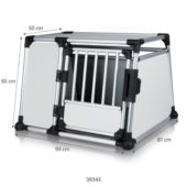 Transportbur 39343 Aluminium L 93x81/51x64cm