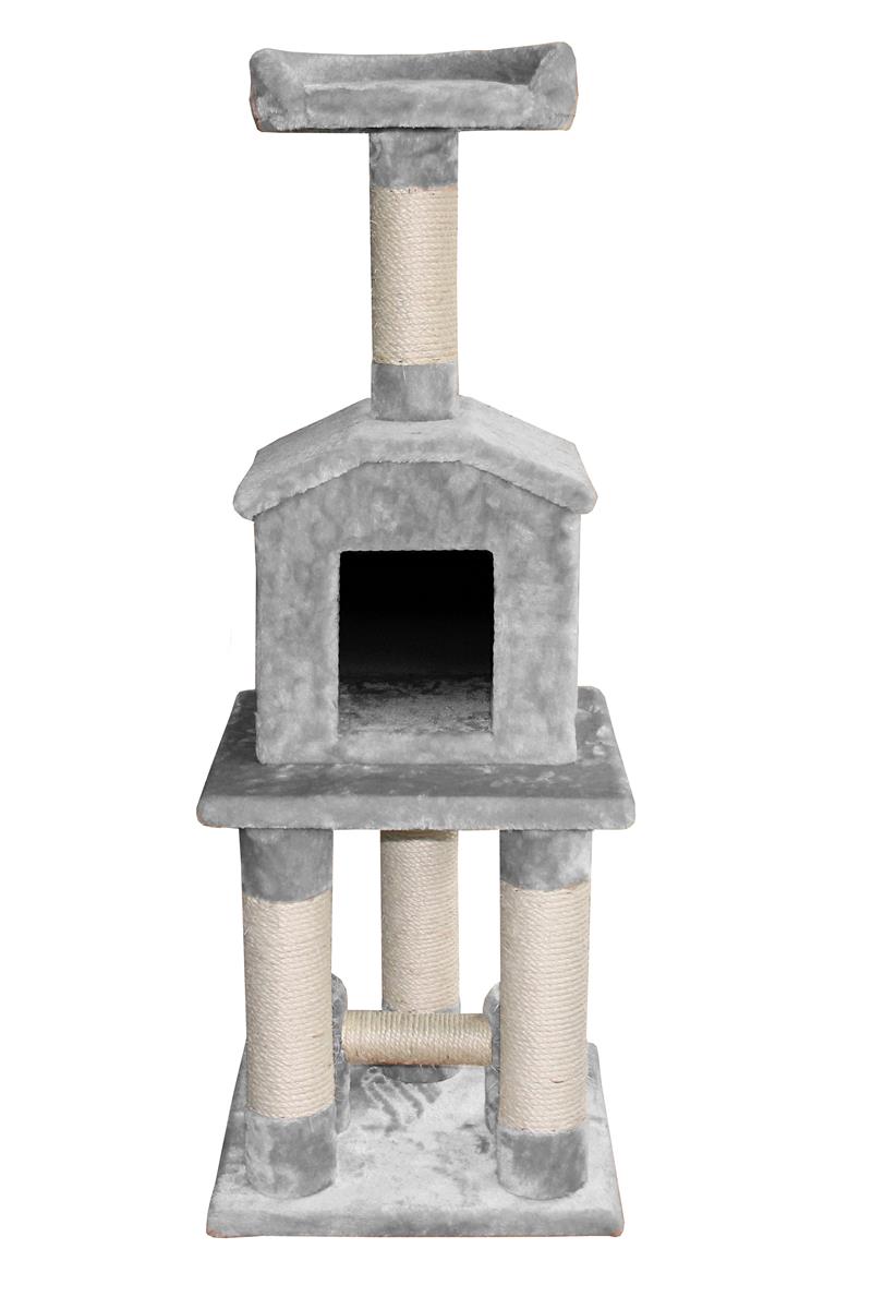 KATTEMØBEL CLASSIC ECO 40X40X108CM LYSEGRÅ