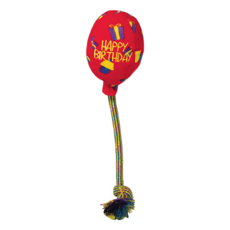 KONG Occasions Birthday Balloon red, medium,