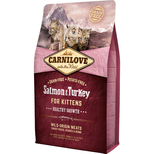 Carnilove Salmon og Turkey for Kittens 2 kg